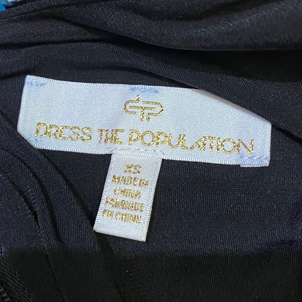 ** SOLD **Dress the Population Fran Dress. X - Picture 6 of 7